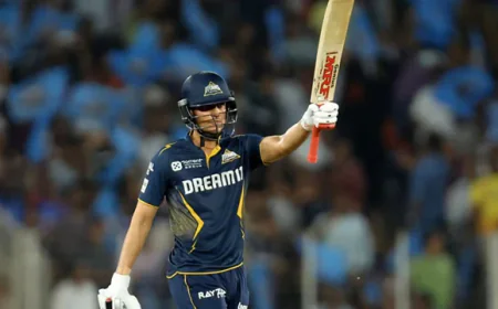 Buttler, Gill shine as Gujarat beat Hyderabad in IPL