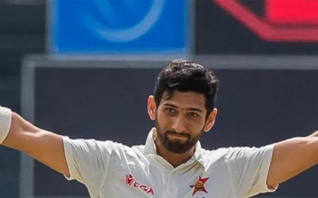 Raza back as Zimbabwe change three for England Test