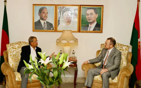 Russian envoy meets BNP secretary general