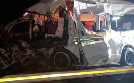 15 killed in head-on road crash in South Africa