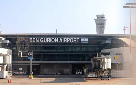 Israel army reports 'fall' near airport after bid to down Yemen missile