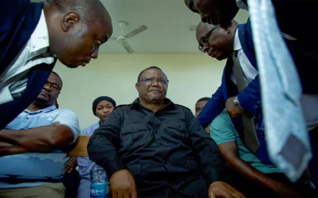 Tanzanian opposition leader to go on hunger strike: lawyer