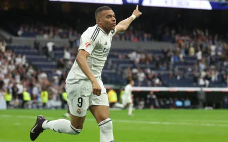 Mbappe maintains Real Madrid Liga dream in Celta thriller