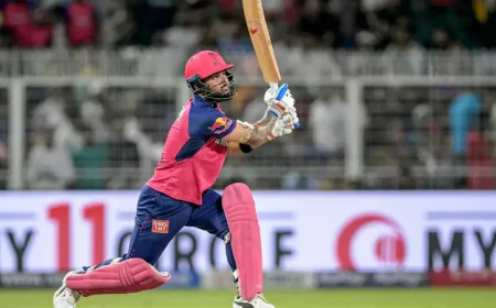 Parag's six sixes in a row, Pant flops in IPL