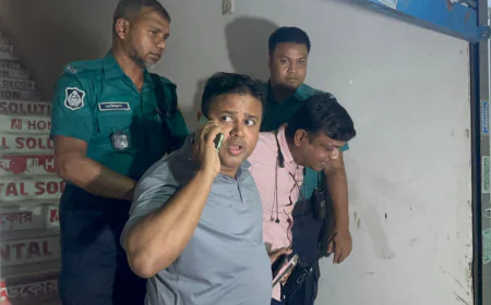 Mirpur Model Police Arrest Magura District Awami League Leader Rahul
