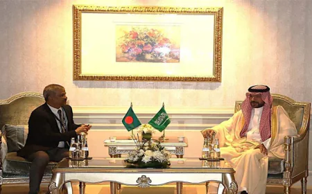 Asif Nazrul to Saudi Arabia: Recruit More Bangladeshi Workers to Address Labor Shortage