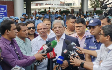 Fakhrul Hails Khaleda Zia’s Return as a Step Toward Restoring Democracy