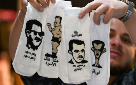 Socks and satire: Syrians mock ousted Assad dynasty