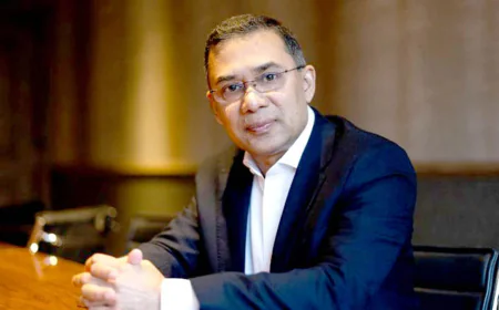 Tarique Rahman Expresses Gratitude for Public Reception of Begum Zia