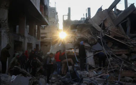 Gaza rescuers say Israeli strike killed five