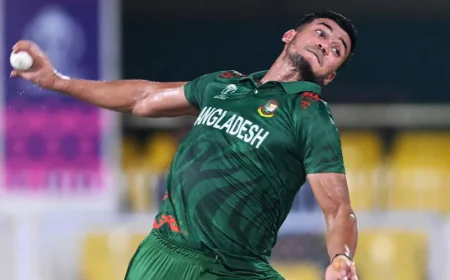 Tigers Remain Hopeful About Taskin’s Fitness Ahead of Key Matches