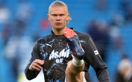 Haaland Back in Action as Man City Push for Champions League Place