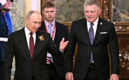 Slovak PM Fico Meets Putin, Defying EU Criticism
