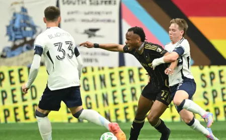 White Scores Twice as Whitecaps Rally to Hold LAFC