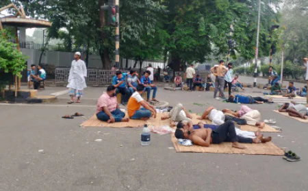 JnU Students Persist with Protests Over 3-Point Demand