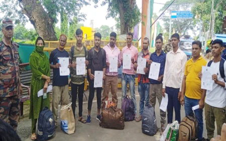 11 Bangladeshis return after serving in Indian jail