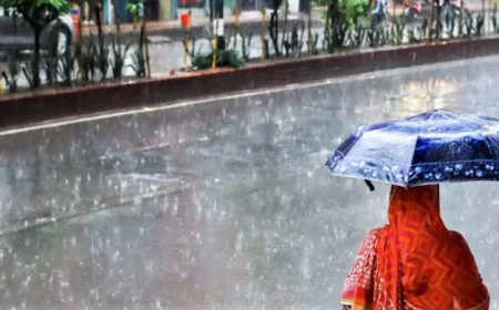 Met Office Predicts Light to Moderate Rain in Several Regions