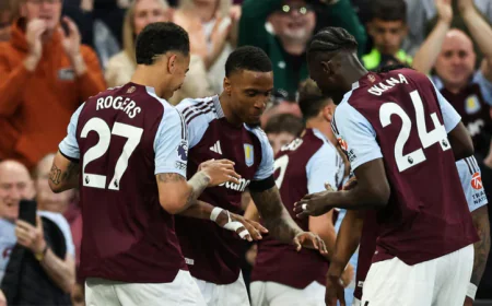 Villa Down Spurs to Boost Champions League Hopes