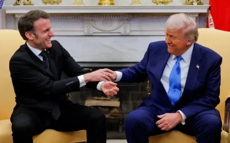 Macron Says Trump Will 'React' to Putin's Ukraine 'Cynicism'