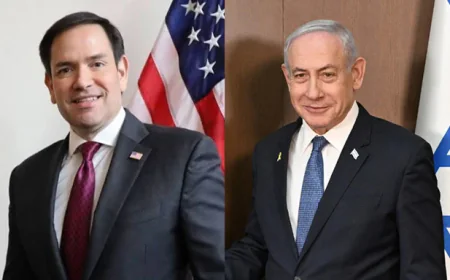 Rubio Makes Fresh Call to Netanyahu on Gaza Issues