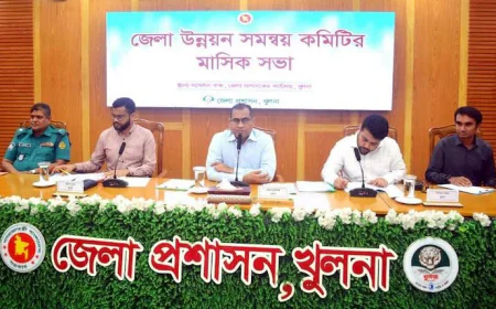Monthly Development Coordination Meeting Held in Khulna