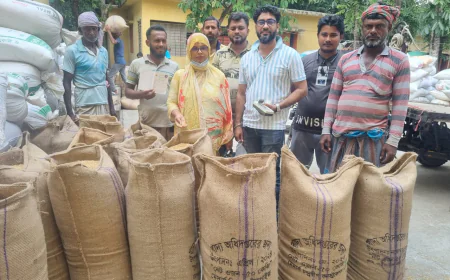 Boro Paddy and Boiled Rice Procurement in Full Swing in Khulna