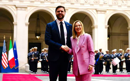 Meloni, VP Vance, and EU Chief to Hold Talks on Sunday