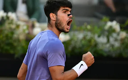 Rome Champion Alcaraz Warns of 'Insane' Sinner Ahead of French Open