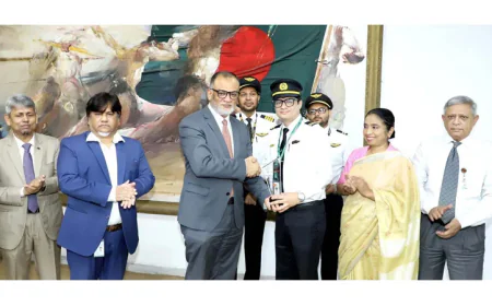 Biman Crew Honoured for Safe Landing After Mid-Air Wheel Loss