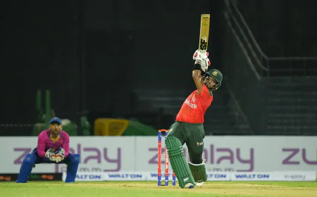 UAE Pull Off Shocking Two-Wicket Win Over Bangladesh in 2nd T20
