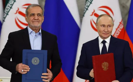 Iran Lawmakers Ratify Partnership Treaty with Russia