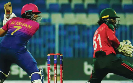 UAE Clinch Historic T20I Series Win Over Bangladesh