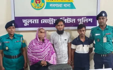 Three Arrested with 10kg Hemp in Khulna
