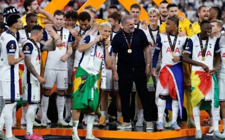 Australia Football Celebrates Postecoglou’s Europa Triumph