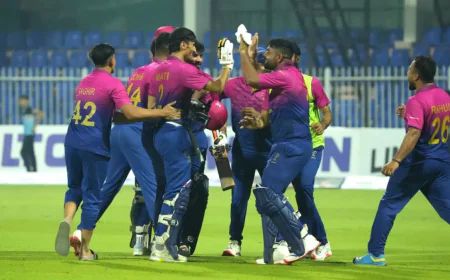 UAE Crush Bangladesh in 3rd T20 to Secure Historic Series Win