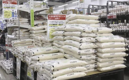 Japan's Core Inflation Hits 3.5% as Rice Prices Nearly Double