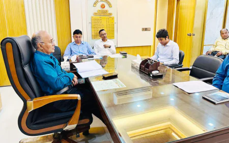 Rangpur Divisional Commissioner visits Nilphamari Municipality