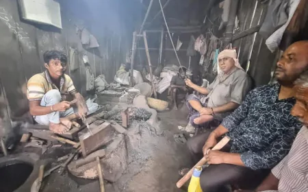 Khulna Blacksmiths Rush to Meet Eid Demand