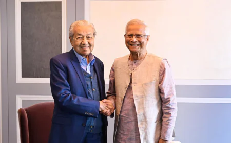 Chief Adviser Congratulates Dr. Mahathir on Eve of 100th Birthday