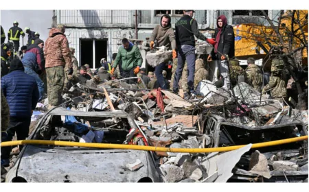 Russian Strikes Kill Two in Ukraine