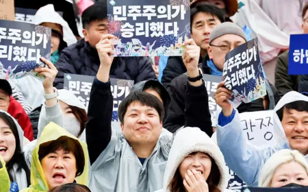 South Koreans Rally Ahead of Presidential Vote