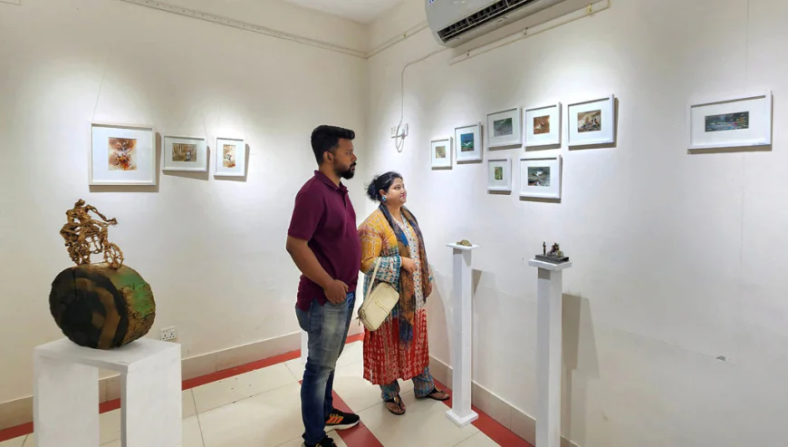 Pradyut’s artworks reflect wider philosophy of daily life