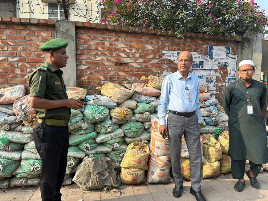 RAJUK Chairman: DNCC Notified to Remove Sandbags from Footpaths