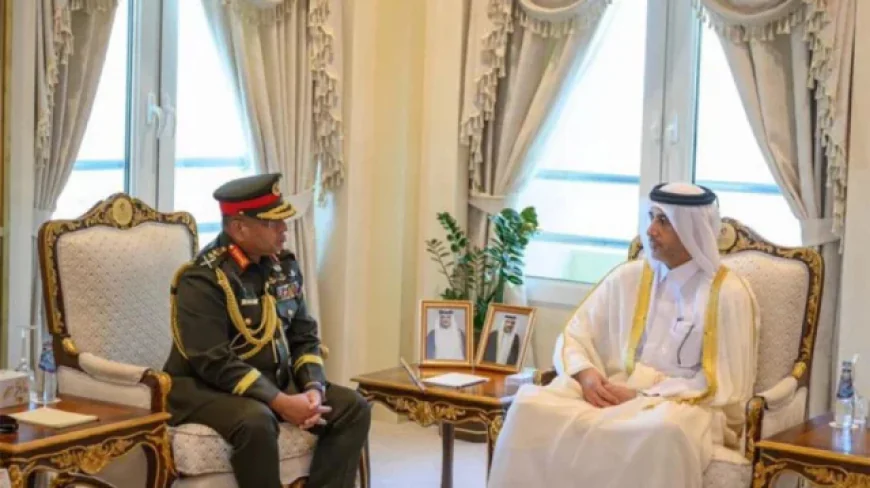 Army Chief Returns Home After Official Visit to Qatar