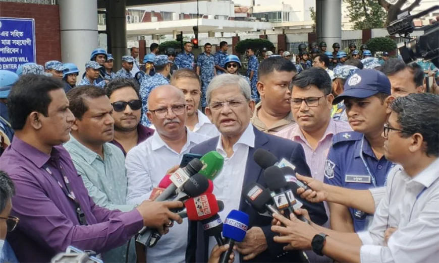Fakhrul Hails Khaleda Zia’s Return as a Step Toward Restoring Democracy