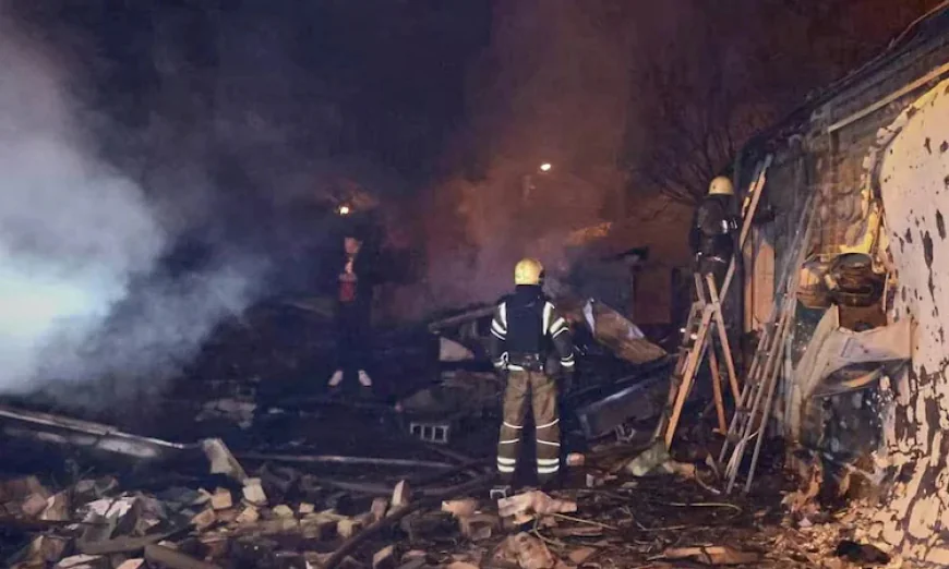 Drone Attack on Ukrainian Capital Kills Two, Injures Eight: Mayor