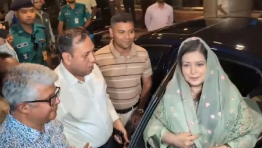 Zubaida Rahman at Mother's Bedside in Hospital