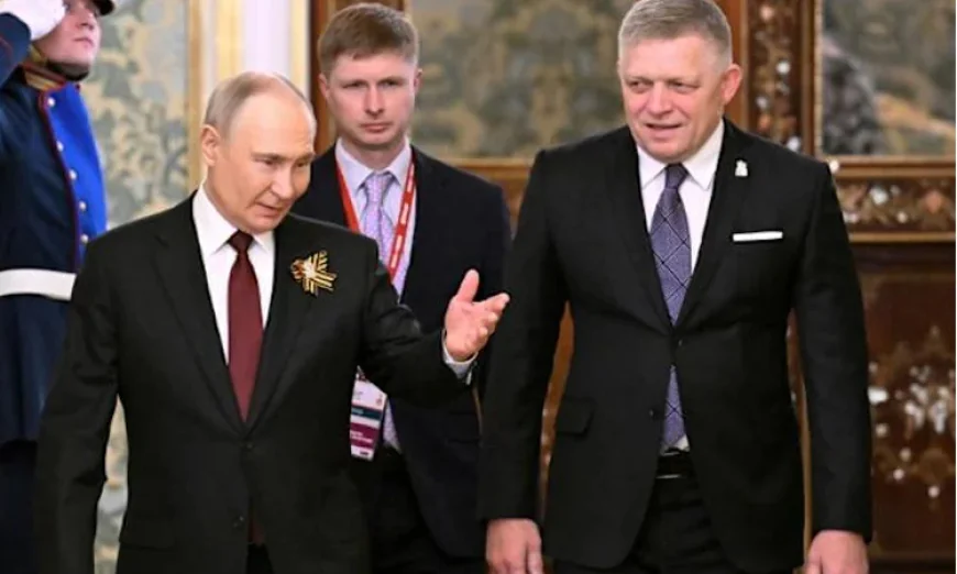 Slovak PM Fico Meets Putin, Defying EU Criticism