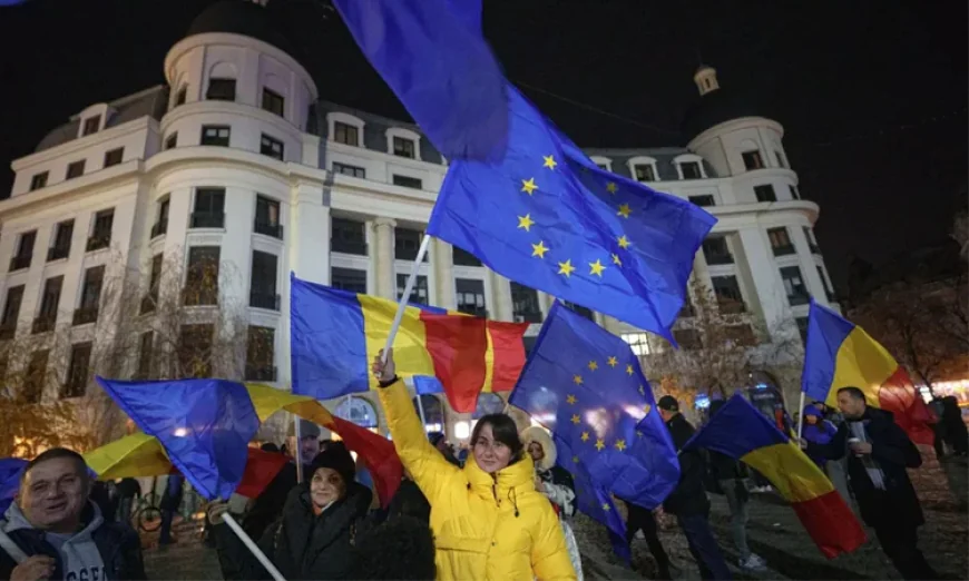 Thousands Attend Pro-EU Rally in Romania Ahead of Presidential Run-Off