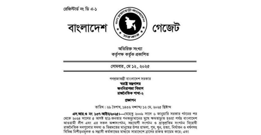 Gazette Notification Enforces Ban on AL Operations